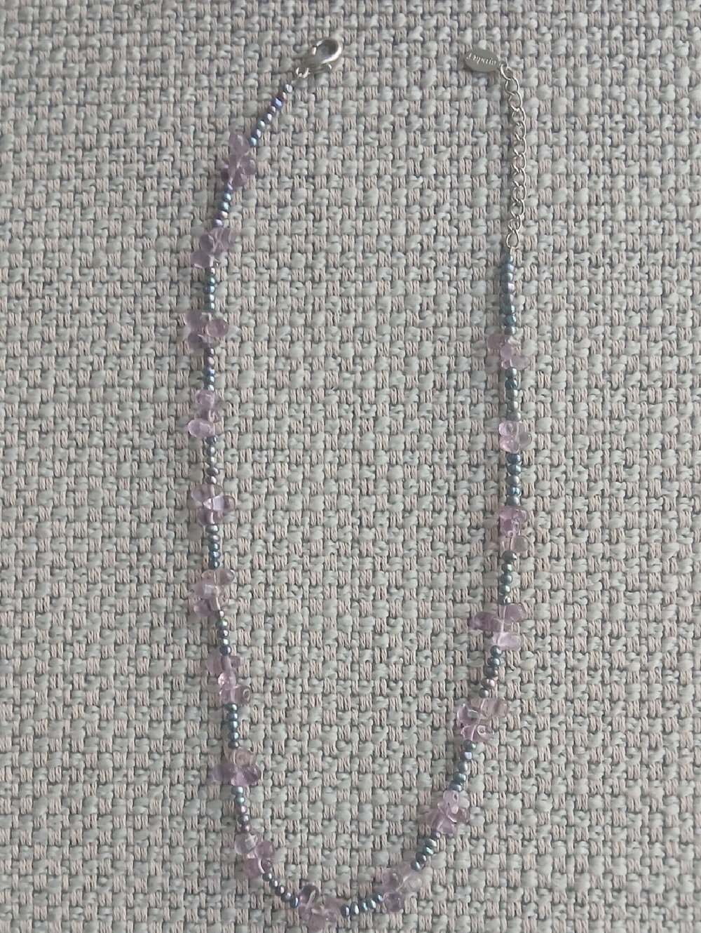 Delicate Lavender Beaded Necklace - Women Jewelry